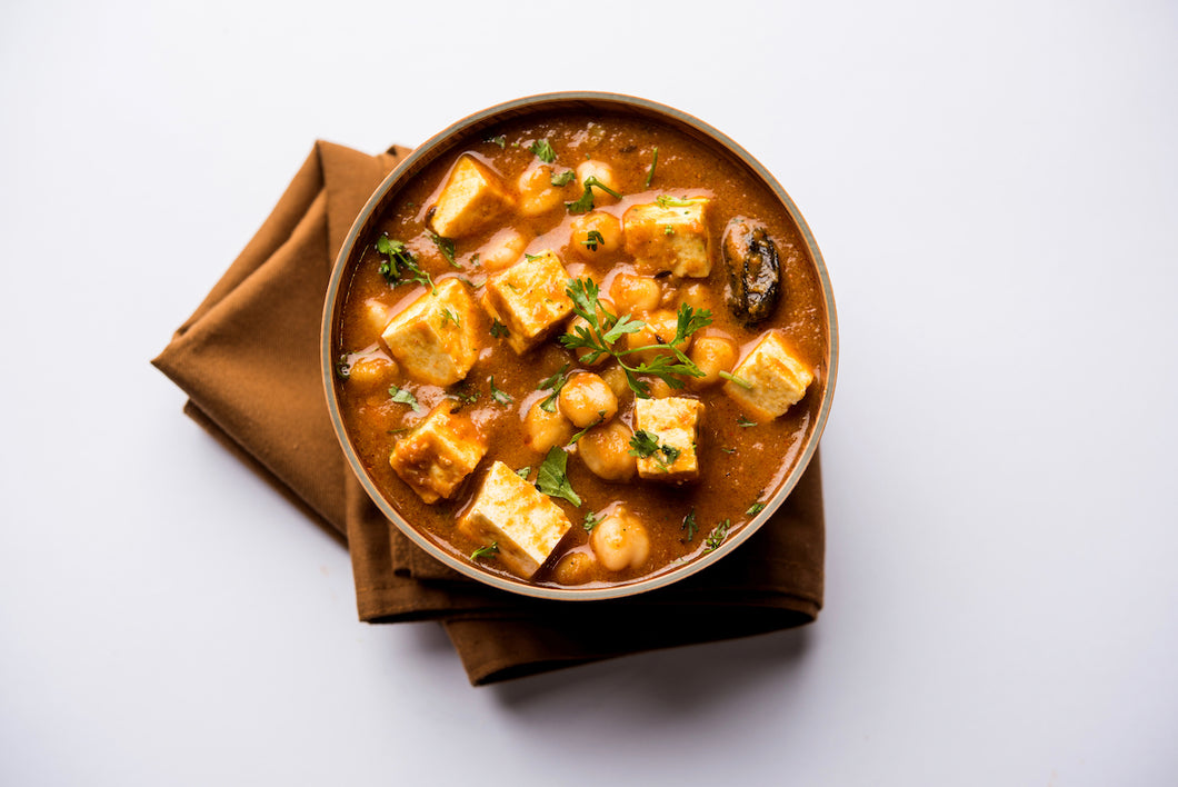 Paneer and Chickpea Curry